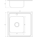 Мойка кухонная Mira MR 6060 L D Decor Left 14469
