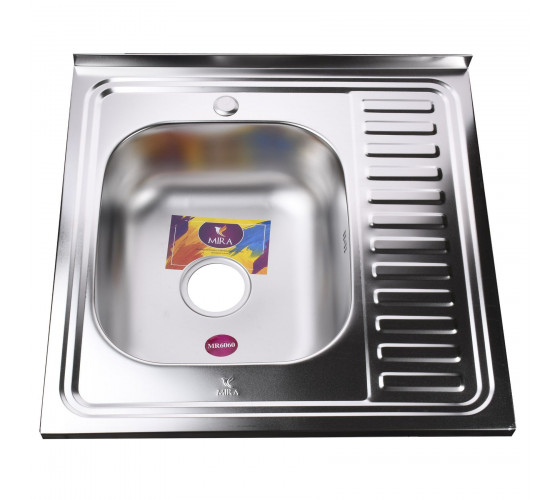 Мойка кухонная Mira MR 6060 L E Satin Left 14541