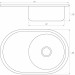 Мойка кухонная Mira MR 7750 D Decor 14454