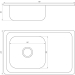Мойка кухонная Mira MR 7848 D Decor 14463