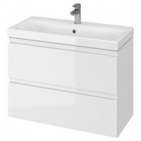 Тумба подвесная CERSANIT Moduo Slim 80 без умывальника белая (S929-002)