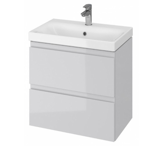 Тумба подвесная CERSANIT Moduo Slim 60 без умывальника серая (S929-003)