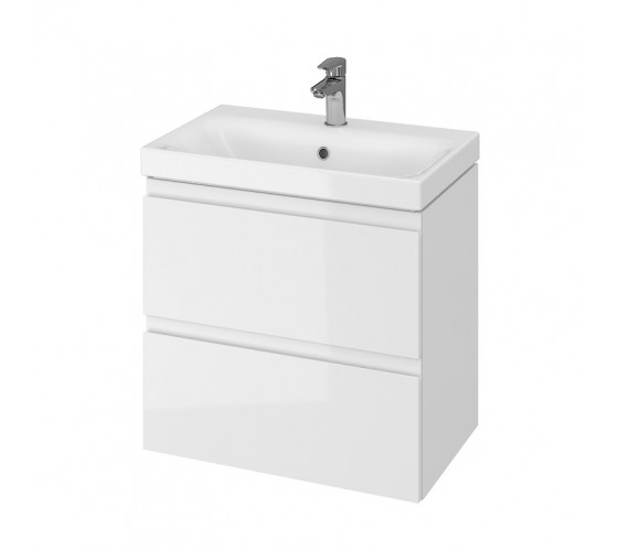 Тумба под умывальник Cersanit MODUO Slim 60 белая (S929-004)
