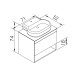 Тумба с раковиной Imprese BLACK EDGE 71 см (f32117W)