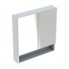 Зеркальный шкаф Geberit SELNOVA SQUARE 80 см, белый глянец (501.268.00.1)