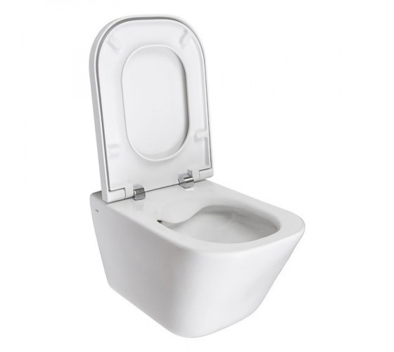 Унітаз підвісний Roca GAP Clean Rim c крышкой Soft-Close (A34H47C000)