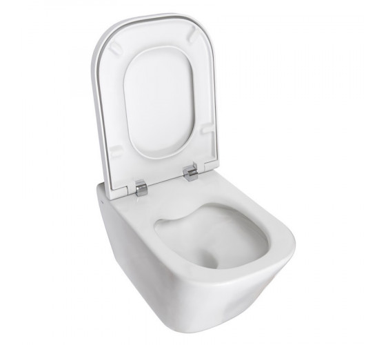 Унітаз підвісний Roca GAP Clean Rim c крышкой Soft-Close (A34H47C000)