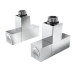 Кран кутовий Laris 1/2" - 1/2" Кватро 2шт. (LX-855) (71401053)