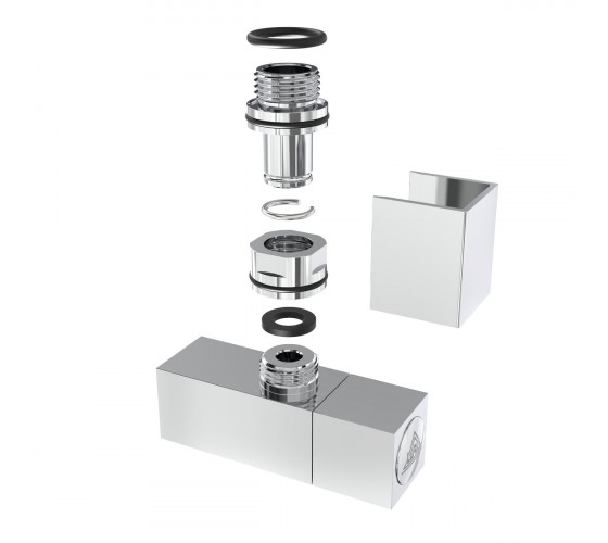 Кран кутовий Laris 1/2" - 1/2" Кватро 2шт. (LX-855) (71401053)