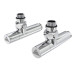 Кран кутовий Laris 1/2" - 1/2" Подовжений 2шт. (ZZ-5101) (71401048)