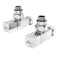 Кран кутовий Laris 1/2" - 3/4" Кватро Класік 2шт. (LX-851) (71401060)