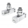 Кран угловой Laris 1/2" - 3/4" Кватро Классик 2шт. (LX-851) (71401060)