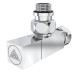 Кран угловой Laris 1/2" - 3/4" Кватро Классик 2шт. (LX-851) (71401060)