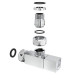 Кран угловой Laris 1/2" - 3/4" Кватро Классик 2шт. (LX-851) (71401060)