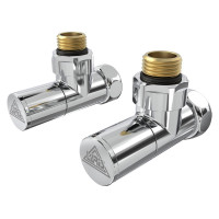 Кран кутовий Laris 1/2" - 3/4" Звичайний + ексцентрики 2шт. (LX-8202) (71401041)