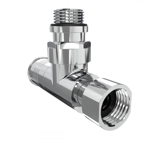 Кран угловой Laris Обычный 1/2" - 1/2" 2шт. (LX-4702) (71401062)