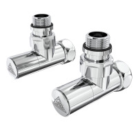 Кран кутовий Laris Звичайний 1/2" - 3/4" + ексцентрики 2шт. (LX-4701) (71401061)