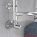 Кран угловой Laris Обычный 1/2" - 3/4" + эксцентрики 2шт. (LX-4701) (71401061)