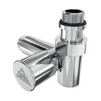 Кран угловой Laris Под ТЭН 1/2" - 1/2" 2шт. (LX-2044) (71401063)