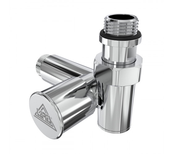 Кран кутовий Laris 1/2" - 1/2" Під ТЕН 2шт. (LX-2044) (71401063)