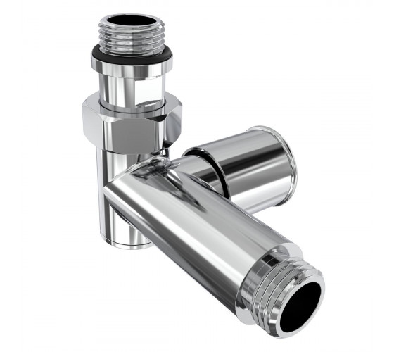 Кран кутовий Laris 1/2" - 1/2" Під ТЕН 2шт. (LX-2044) (71401063)