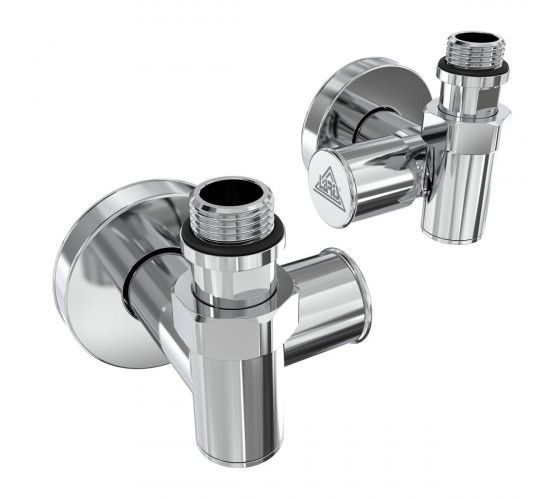 Кран кутовий Laris 1/2" - 1/2" Під ТЕН 2шт. (LX-2044) (71401063)