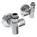 Кран кутовий Laris 1/2" - 1/2" Під ТЕН 2шт. (LX-2044) (71401063)