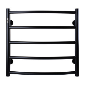 Полотенцесушитель UNIO LD W 500-500-5 BLK Лесенка Дуга   черный (21613)
