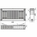 Радиатор стальной панельный QUEEN THERM 22 бок 500x600