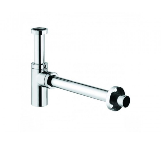 Сифон латунный для раковины хром Kludi G1 1/4 (1002005-00)