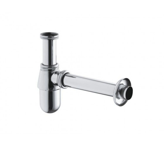 Сифон латунний для раковини хром Kludi G1 1/4 (1010505-00)
