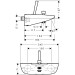 Змішувач для ванни Hansgrohe PuraVida (15472400)