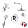 Набор смесителей скрытого монтажа для душа 7в1 Kludi Pure&Easy (376300565)