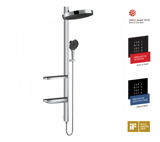 RAINFINITY Showerpipe душевая система 360 1jet скрытого монтажа, хром