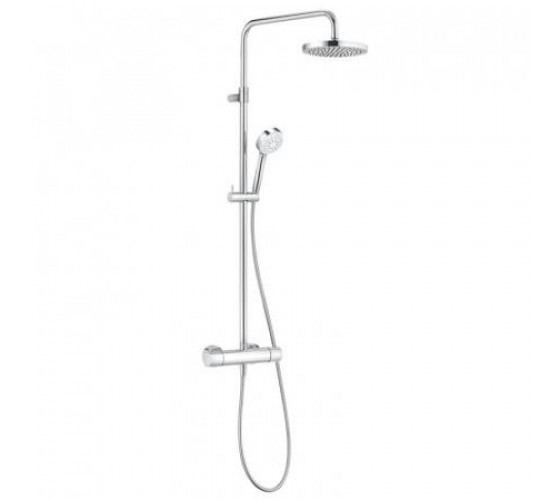 Душевая система для душа с термостатом Kludi Logo Dual Shower System 1S  (680950500)