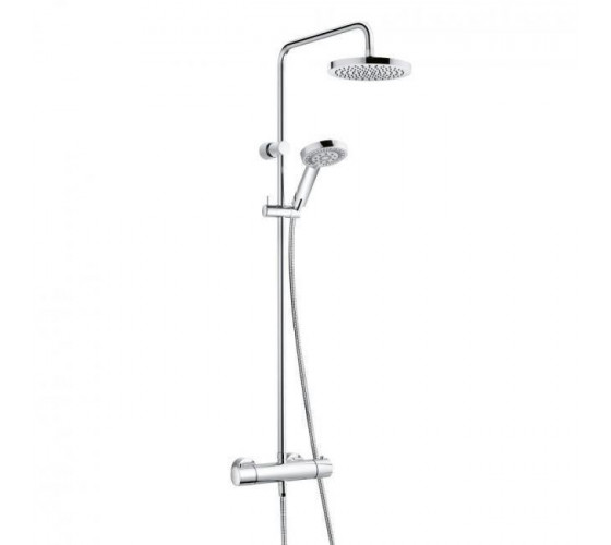 Душевая система для душа с термостатом Kludi Dual  Shower  A-QA (660950500)