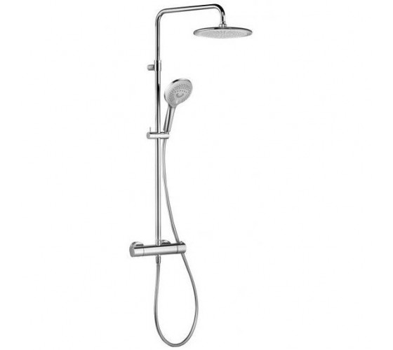 Душевая система с термостатом Kludi Freshline Dual Shower System (670920500)