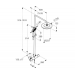 Душевая система с термостатом Kludi Freshline Dual Shower System (670920500)