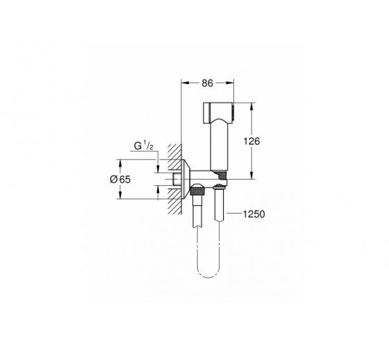 Гігієнічний душ Grohe Sena Trigger Spray 35 (26332000)