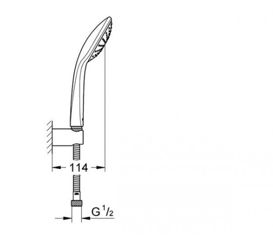 Душовий гарнітур Grohe Euphoria 110 Mono (27354000)