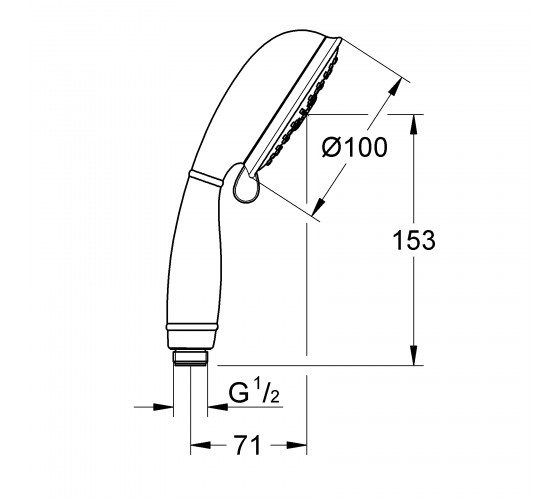 Душовий гарнітур Grohe NEW Tempesta Rustic (27805001)