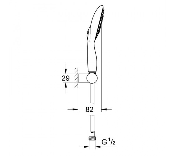 Душовий гарнітур Grohe Power&Soul^ 130 (27742000)