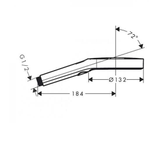 Ручний душ Hansgrohe RAINFINITY 130 3jet білий матовий (26864700)