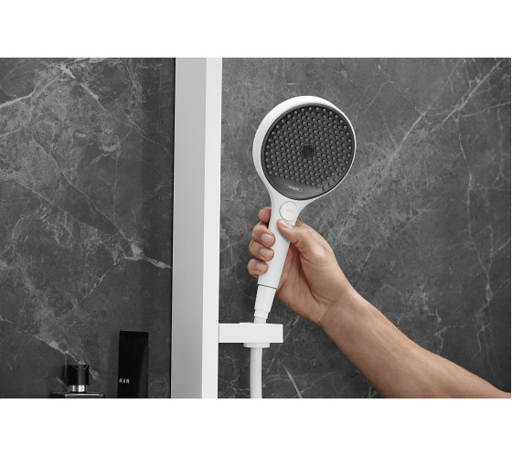 Ручний душ Hansgrohe RAINFINITY 130 3jet білий матовий (26864700)