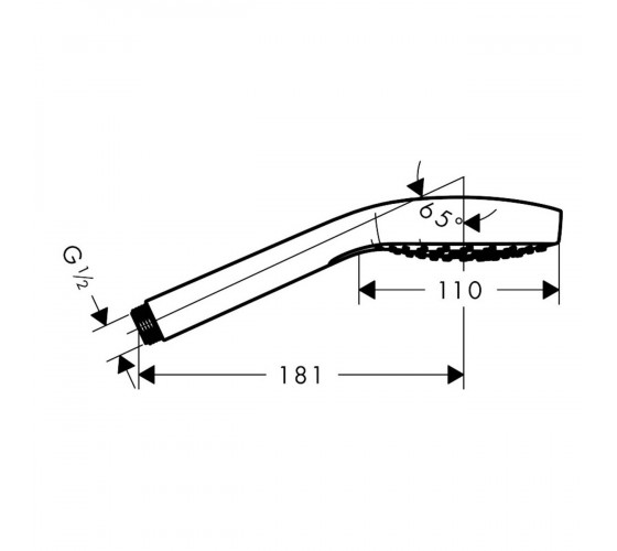 Ручний душ Hansgrohe Croma Select E Vario (26812400)