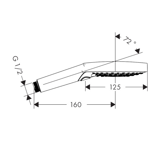 Ручний душ Hansgrohe Raindance Select S 3jet (26014000)