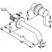 Смеситель для раковины скрытого монтажа Kludi Bozz (382440576)