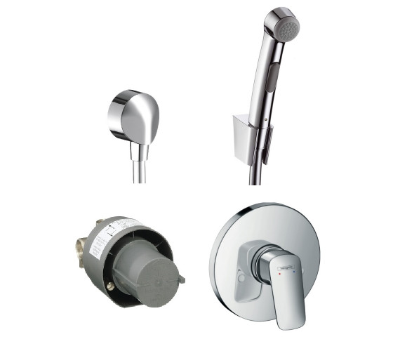 Набір прихованого монтажу з гігієнічною лійкою Hansgrohe LOGIS (1102019)