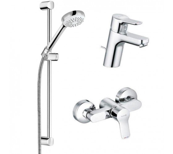 Набір змішувачів для душу 3в1 Kludi Pure&Easy (378450565)