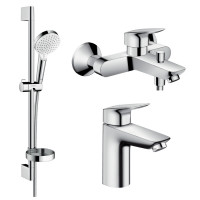 Набір змішувачів для ванни 3в1 Hansgrohe LOGIS (1082019)